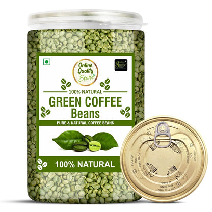 Online Quality Store Green Coffee Beans - 300g | Pure & Natural Coffee Beans for Weight Loss Management