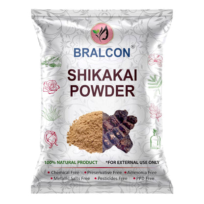 BRALCON Reetha Amla Shikakai Powder | Natural Hair Care Powder Set - 300 g , 100g Each | Chemical-Free | Hair Shampoo