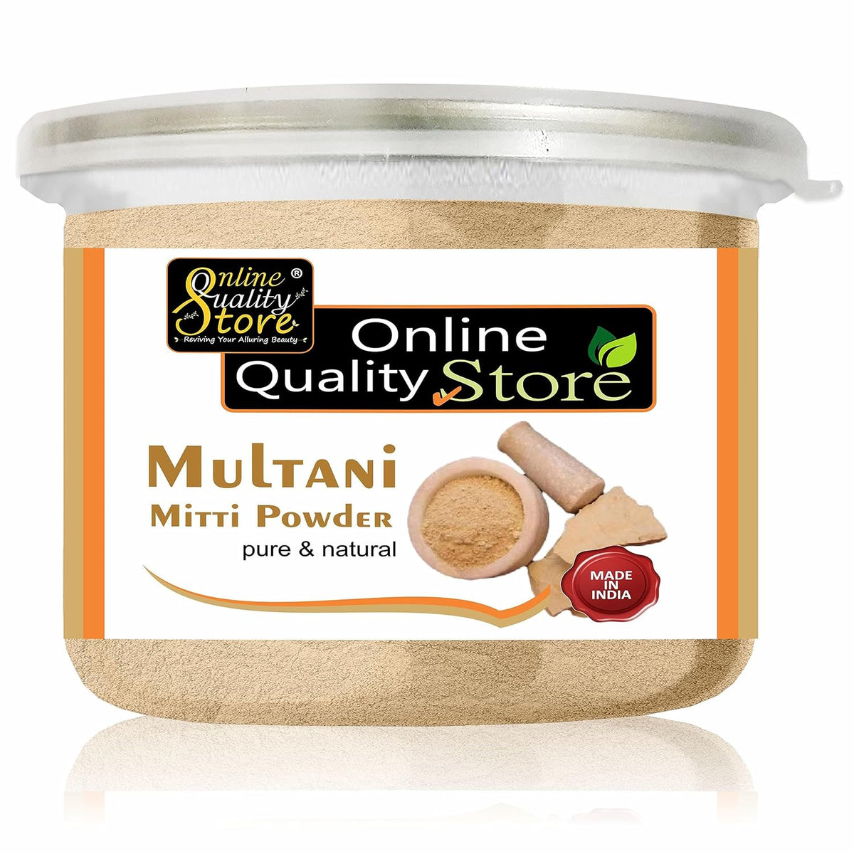 Online Quality Store Multanimitti Powder +Chandan Powder +Kasturi Turmeric Powder +Rose Powder |Multani Mitti (Fuller Earth) Powder Bentonite Clay |sandalwood powder |Kasthuri Manjal Wild Turmeric |natural Face Mask ,500g