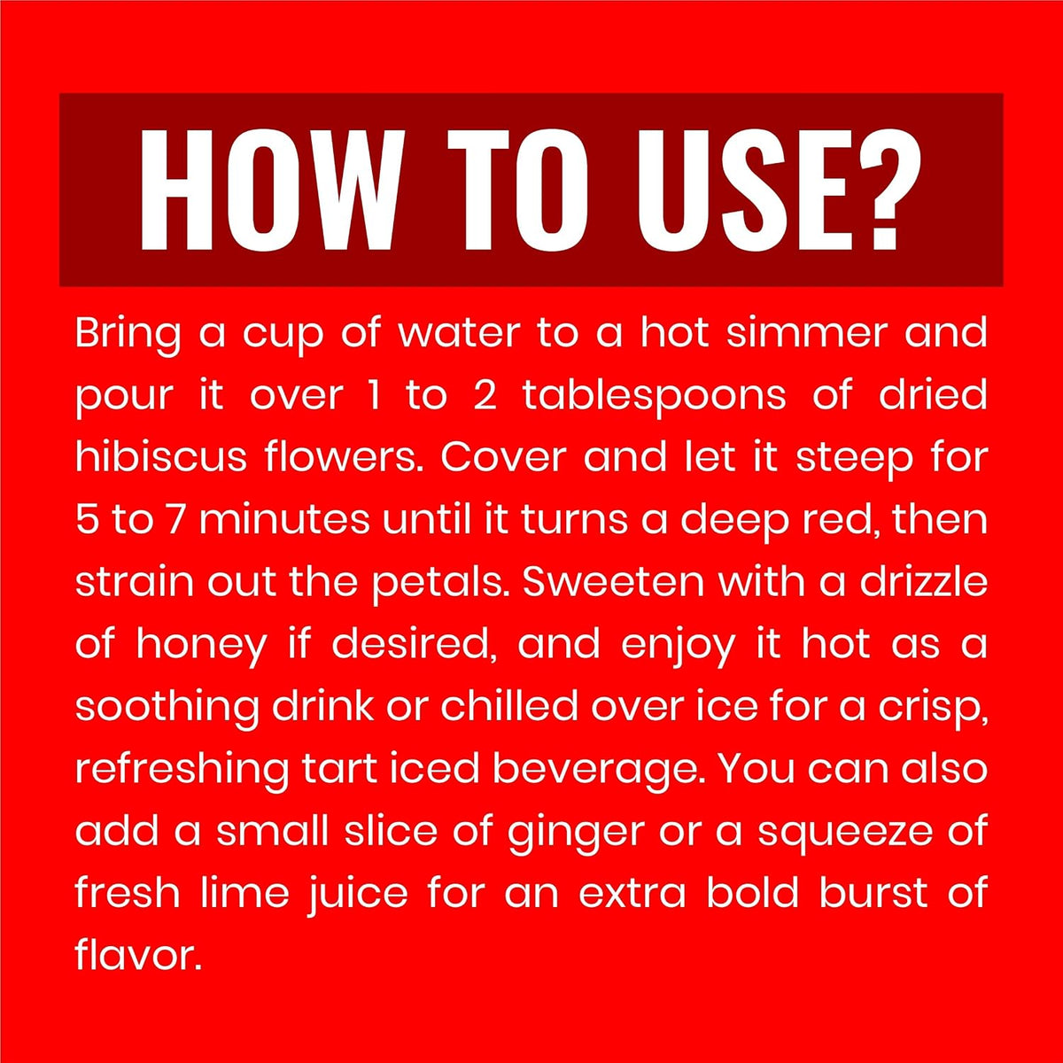 REORIC Hibiscus Flower Tea 30g