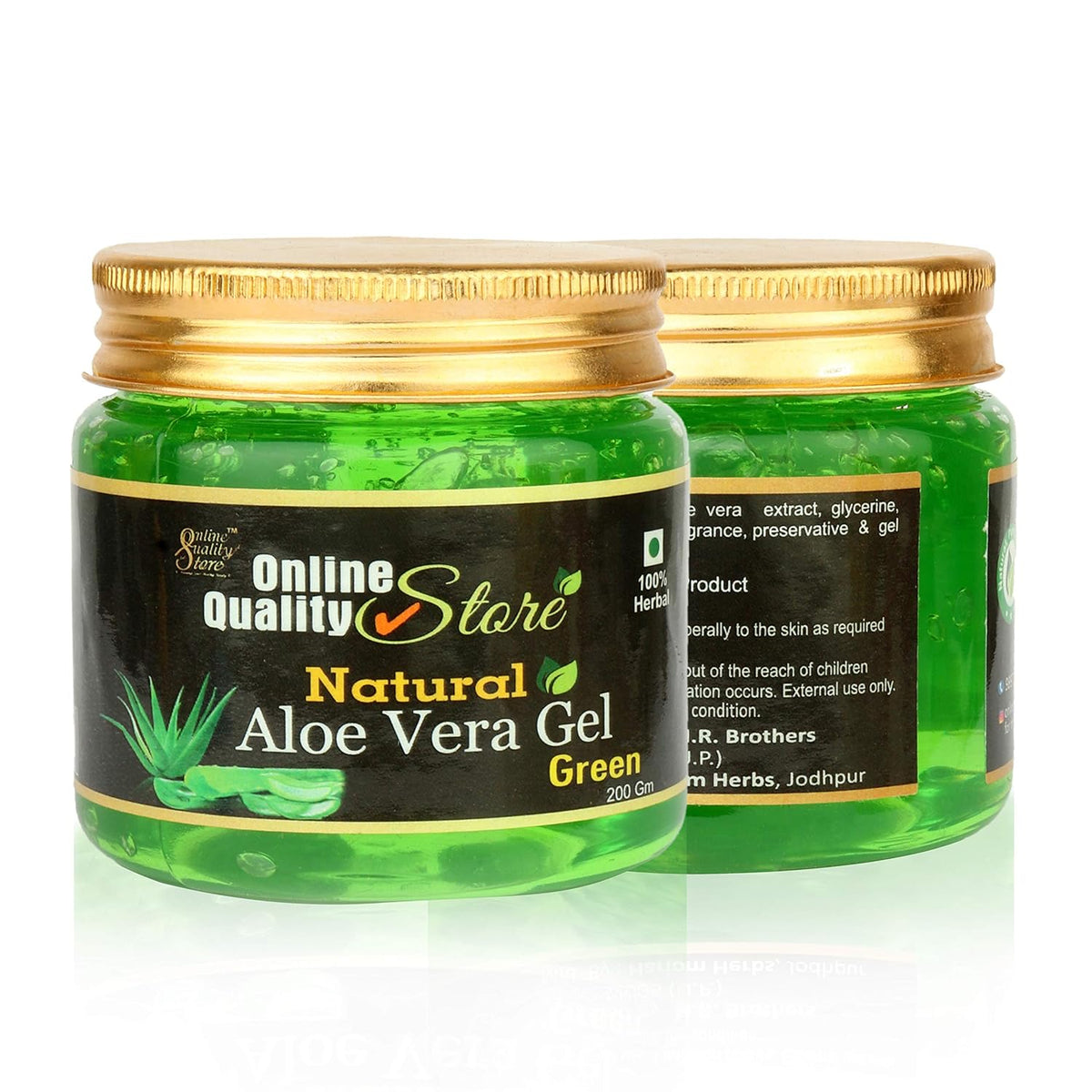 Online Quality Store Organic Aloe Vera Gel, 200g