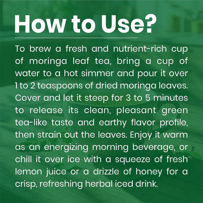 BRALCON Dried Moringa Leaves Herbal Tea 30g