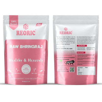 REORIC Raw Dried Bhringraj Whole Herb -100g