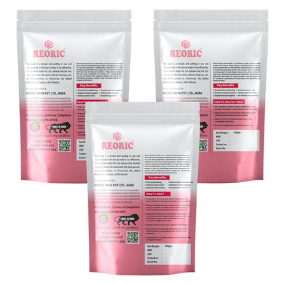 REORIC Methi, Neem, Reetha Powder Hair Care Combo (300g, 100g Each)