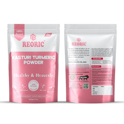 REORIC Kasturi Haldi Powder for Face Pack -100g