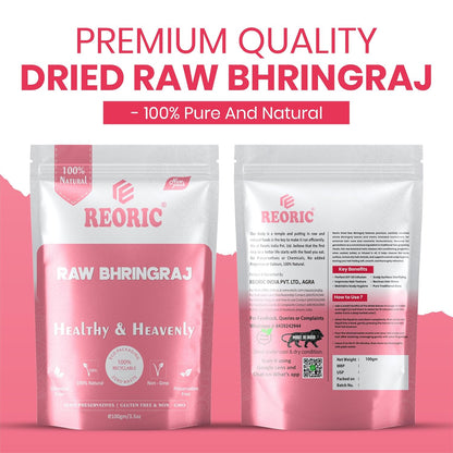 REORIC Raw Dried Bhringraj Whole Herb -100g