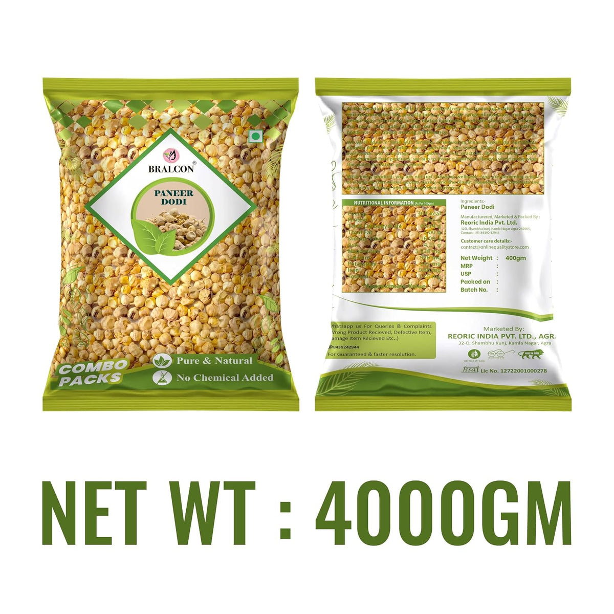 BRALCON Paneer Dodi -400g