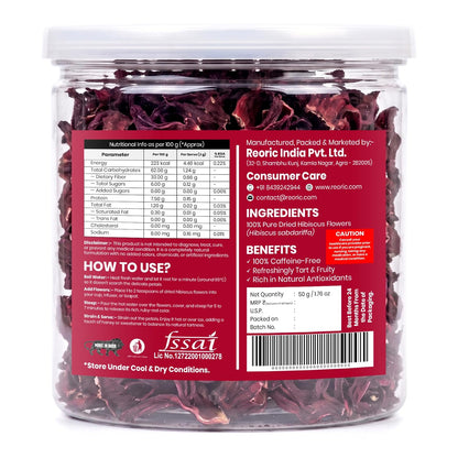 REORIC Dried Hibiscus Flower Tea 50g