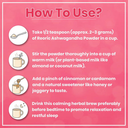 REORIC Ashwagandha Powder -100g