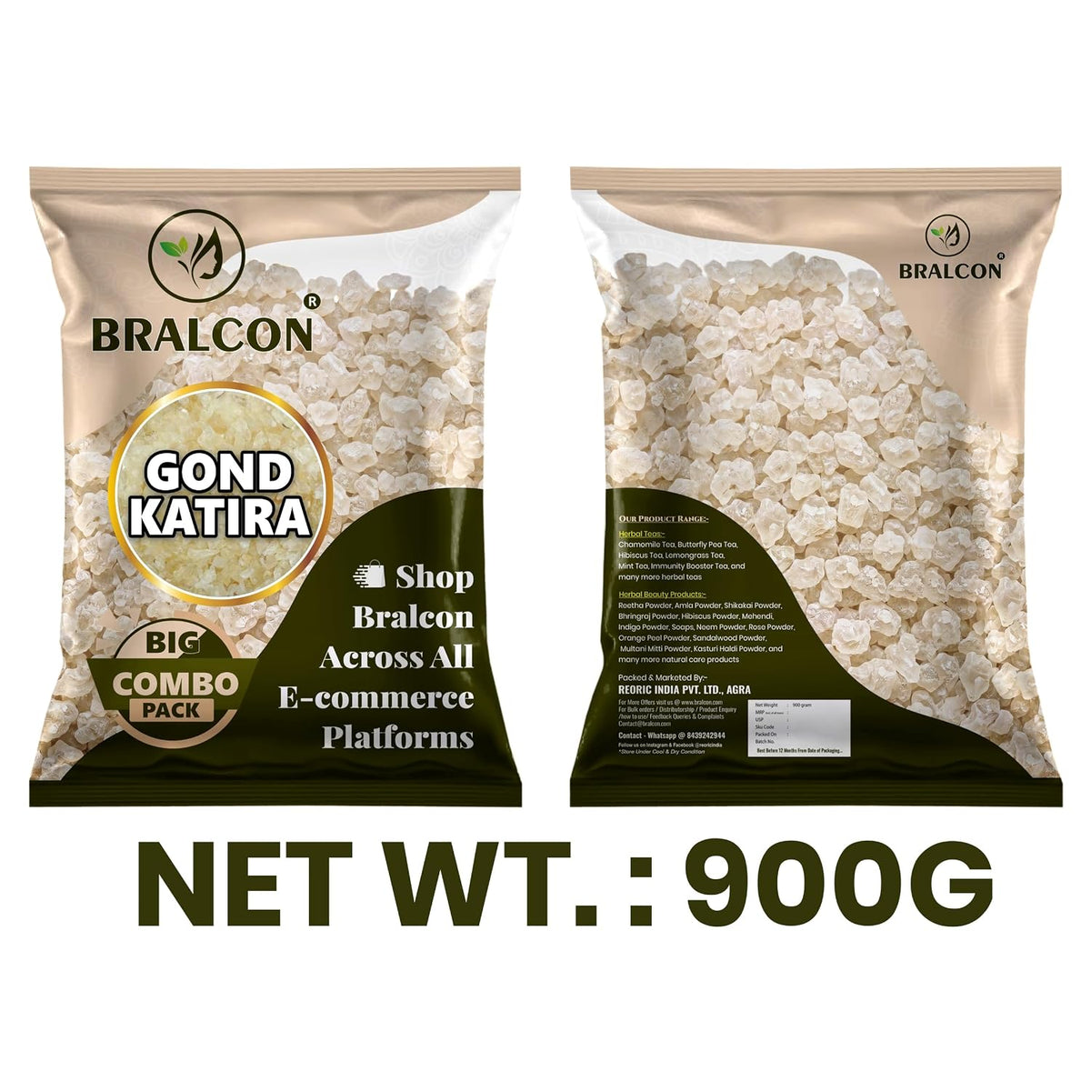 BRALCON Gond Katira Pure (Edible Gum) -900g
