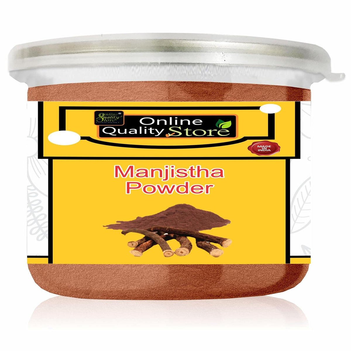 Online Quality Store Organic Manjistha Powder, 100g |Rubia Cordifolia |100% Pure & Natural Manjistha Powder for Skin Whitening| Manjistha Powder for face, Hair Care & Skin Care