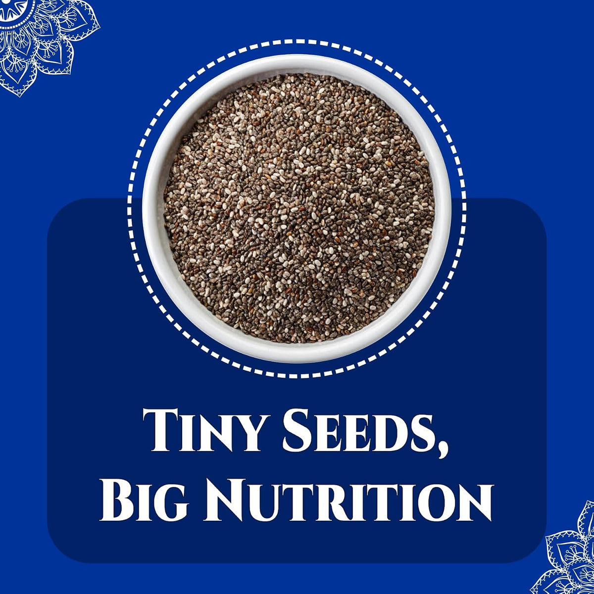 BRALCON Raw Organic Seeds Combo (Flax Seeds -100g, Chia Seeds -100g)