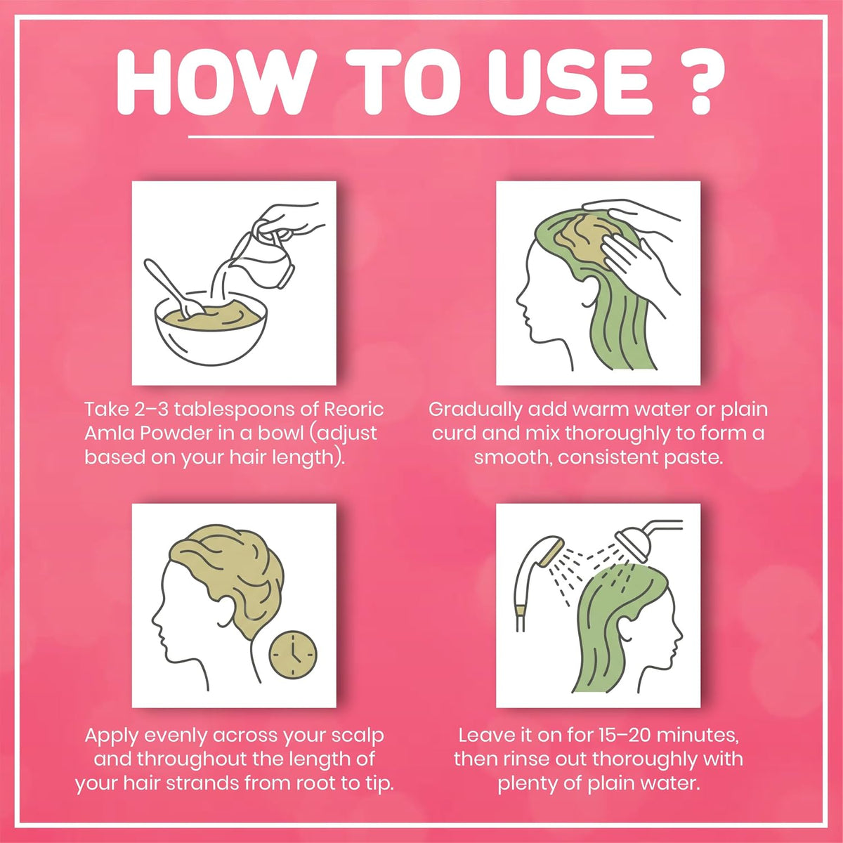 REORIC Amla Powder for Hair Care -100g