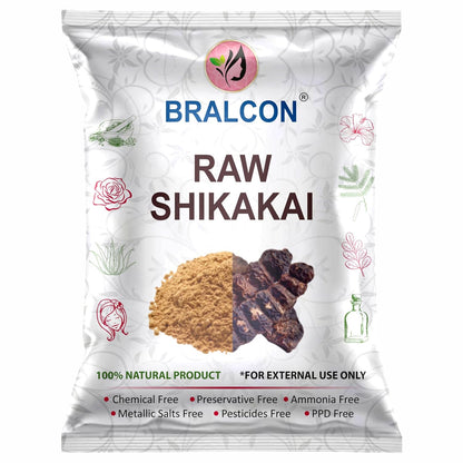 BRALCON Organic Raw Reetha, Amla, Shikakai Combo Pack- 300g(100g x 3 Pack)