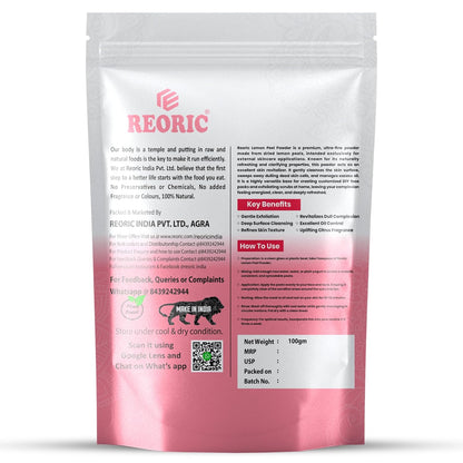 REORIC Lemon Peel Powder 100g