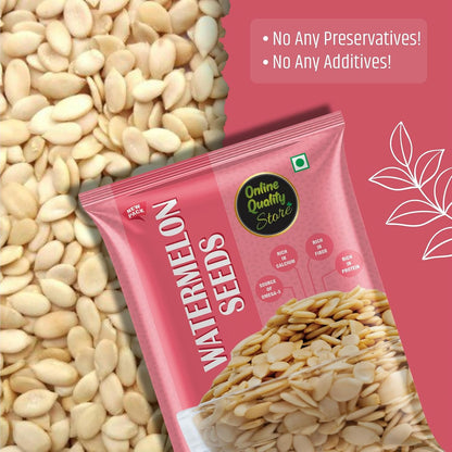 Online Quality Store Organic Combo of Chia, Watermelon, Pumpkin,Sunflower,Flax Seeds-500gm(100gm x 5)