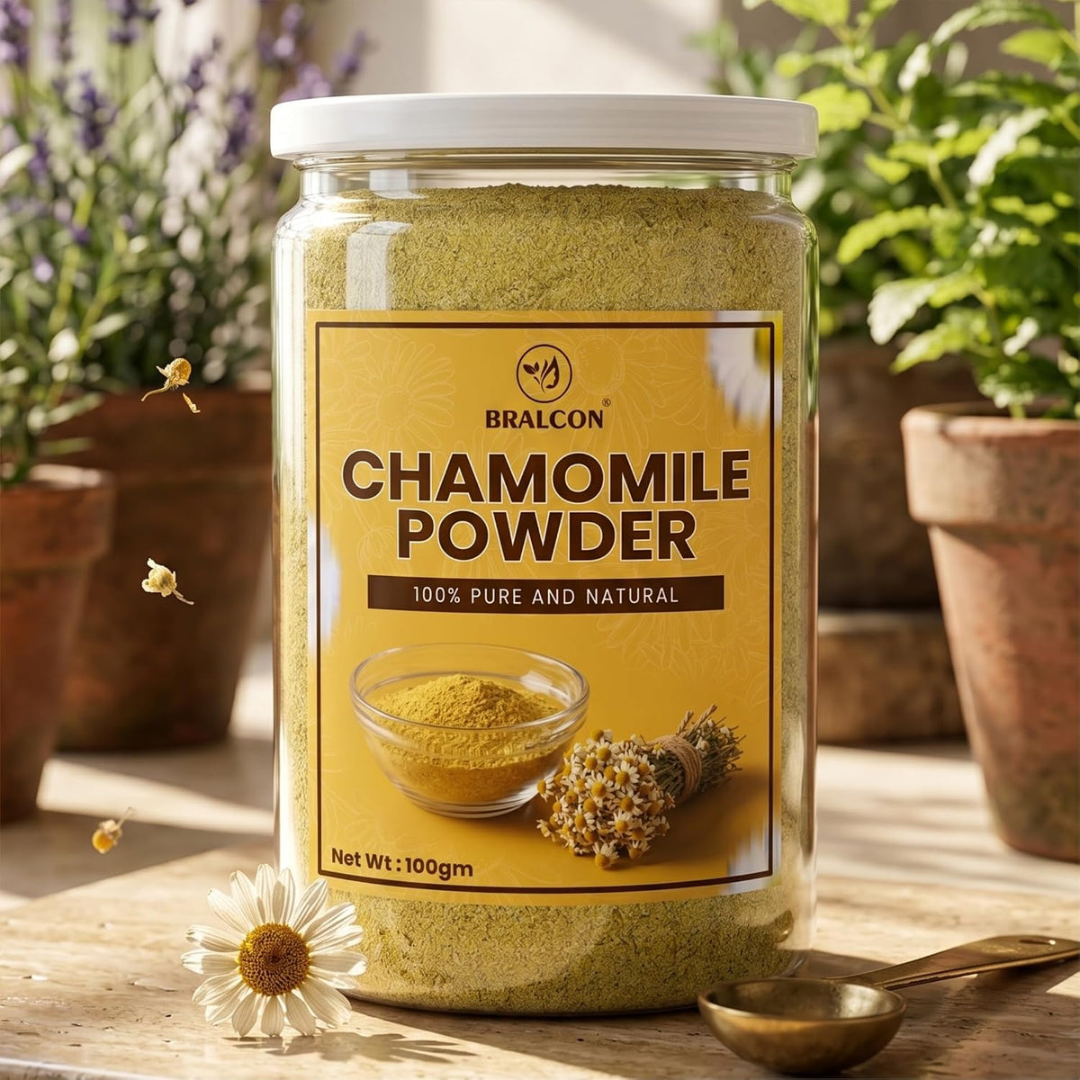 BRALCON Pure Chamomile Powder -100g