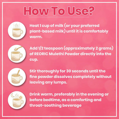 REORIC Mulethi Powder food - 100g
