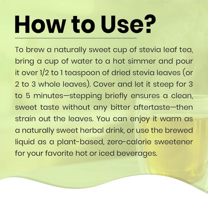 BRALCON Dried Stevia Whole Leaves 30g