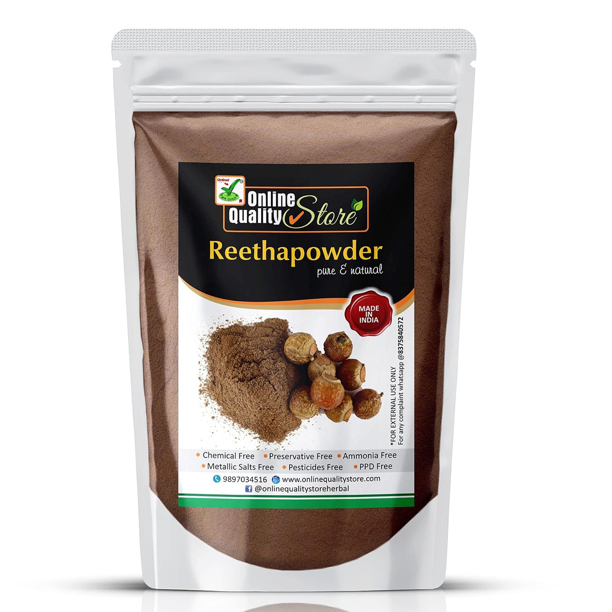 Online Quality Store amla,reetha,shikakai,bhringraj and hibiscus heena powder for hair |Aritha|Reetha|Ritha|Soapnuts (Sapindus Mukorossi) |Indian Gooseberry |mehendi powder natural |hair pack powder |hair pack powder |,900g