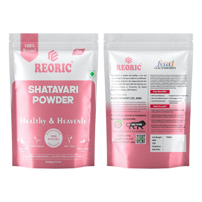 Reoric Pure Shatavari Powder Traditional Herbal Powder -100g