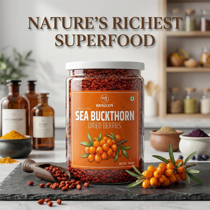 BRALCON Sea Buckthorn Dried Berries - 100g
