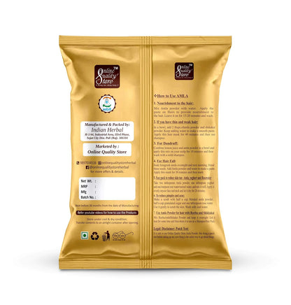 Online Quality Store Amla Reetha Shikakai, Bhringraj and Hibiscus Powder for Hair |Aritha|Ritha|Soapnuts|Indian Gooseberry powder |organic Bhringraj Powder |Hibiscus Powder/gudhal powder/gudhal fool powder(Pack of 5 ,50g each ,Total 250g Pack)