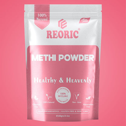 REORIC Methi, Neem, Reetha Powder Hair Care Combo (300g, 100g Each)