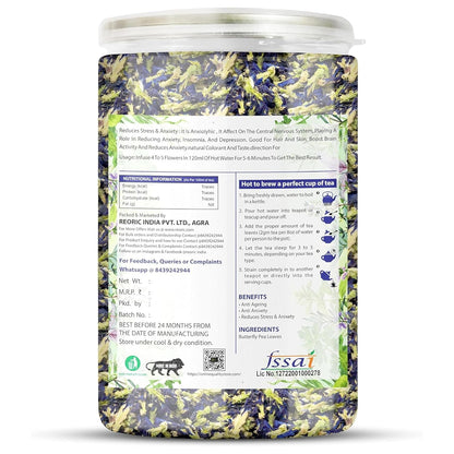 BRALCON Hibiscus Flower Tea and Butterfly Pea Flower Tea- 100g(50g x 2 Pack)