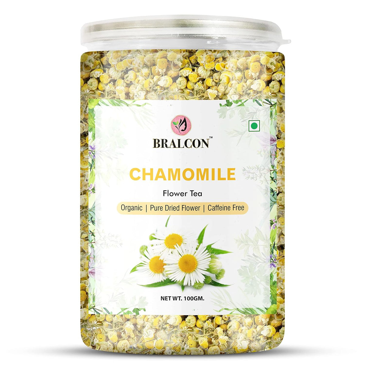 BRALCON Organic Chamomile Flower Tea - 100g