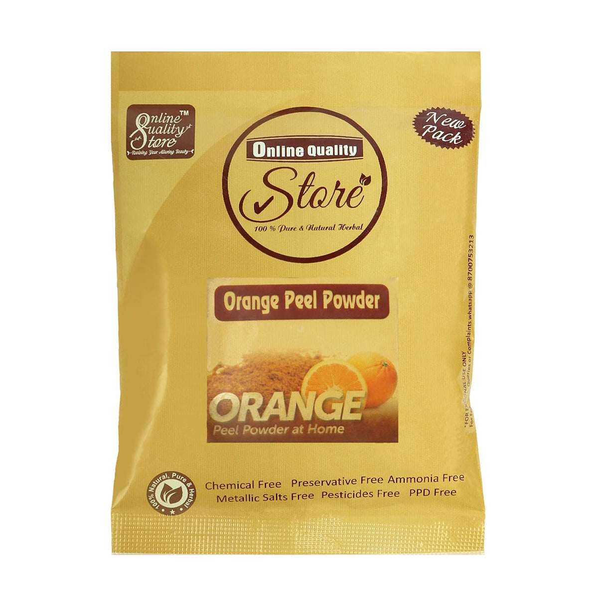 Online Quality Store Lemon Peel Powder, Mulethi Powder & Orange Peel Powder