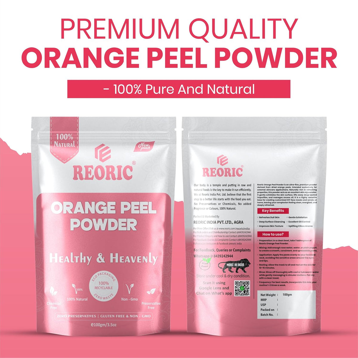REORIC Orange Peel Powder 100g