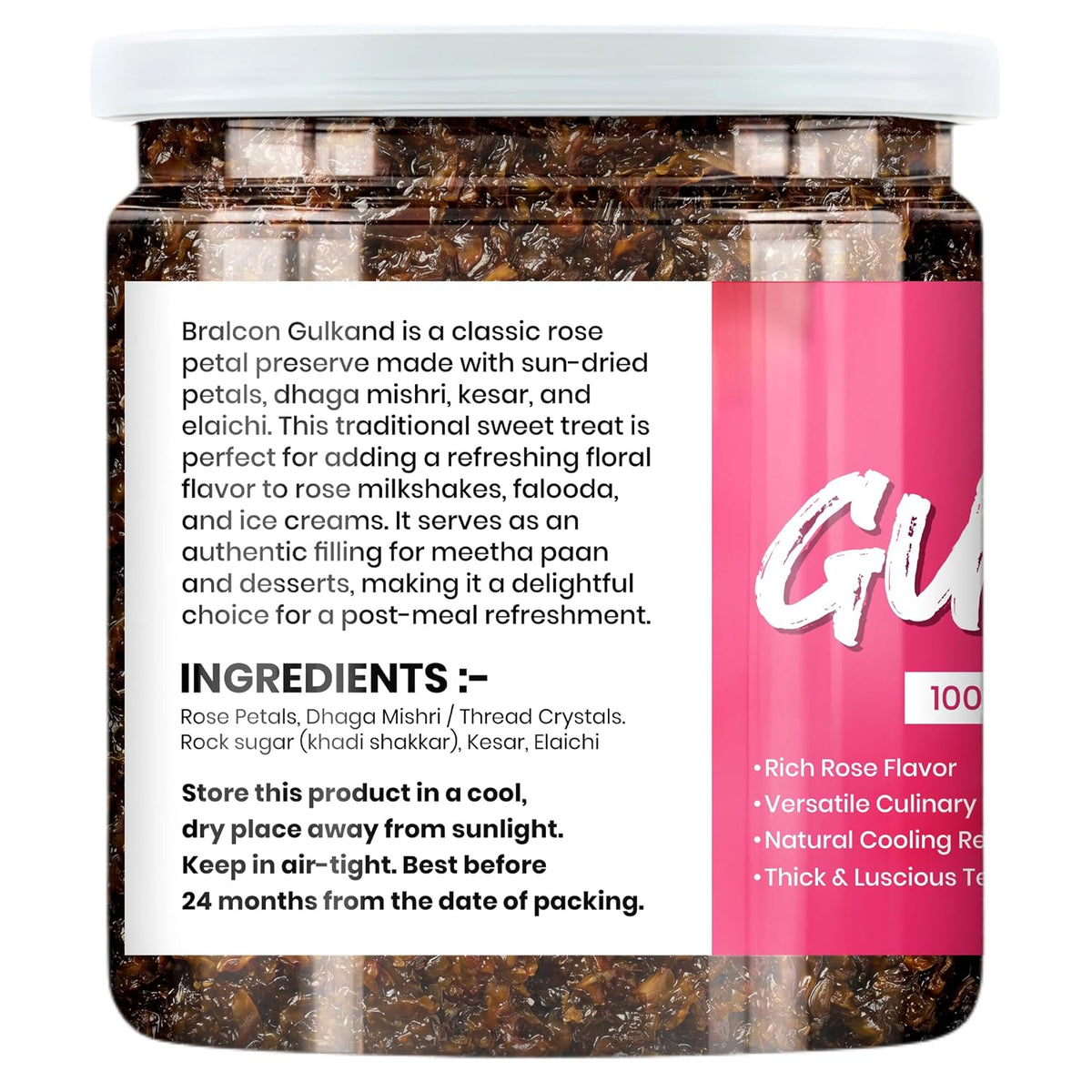 REORIC Gulkand Rose Petal Preserve 400g