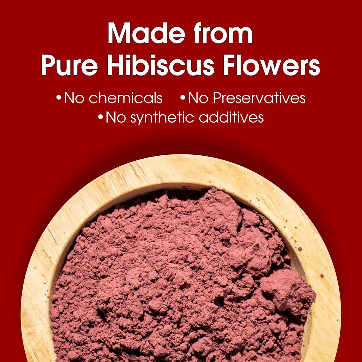 BRALCON Hibiscus Powder - 100gm, Natural Pure Hibiscus Rosa-Sinensis Flower Powder for Face Pack and Hair Mask, Hair Conditioner for Dull Hair & Dry Scalp, Gudhal Ka Phool Powder