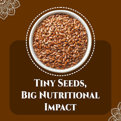 BRALCON Raw Organic Seeds Combo (Flax Seeds -100g, Chia Seeds -100g)