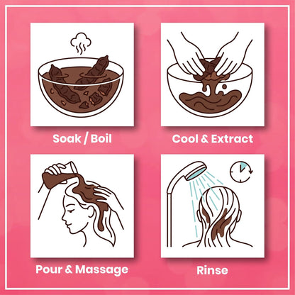 REORIC Raw Shikakai Whole Dried Pods for DIY Hair Wash & Scalp Care -100g