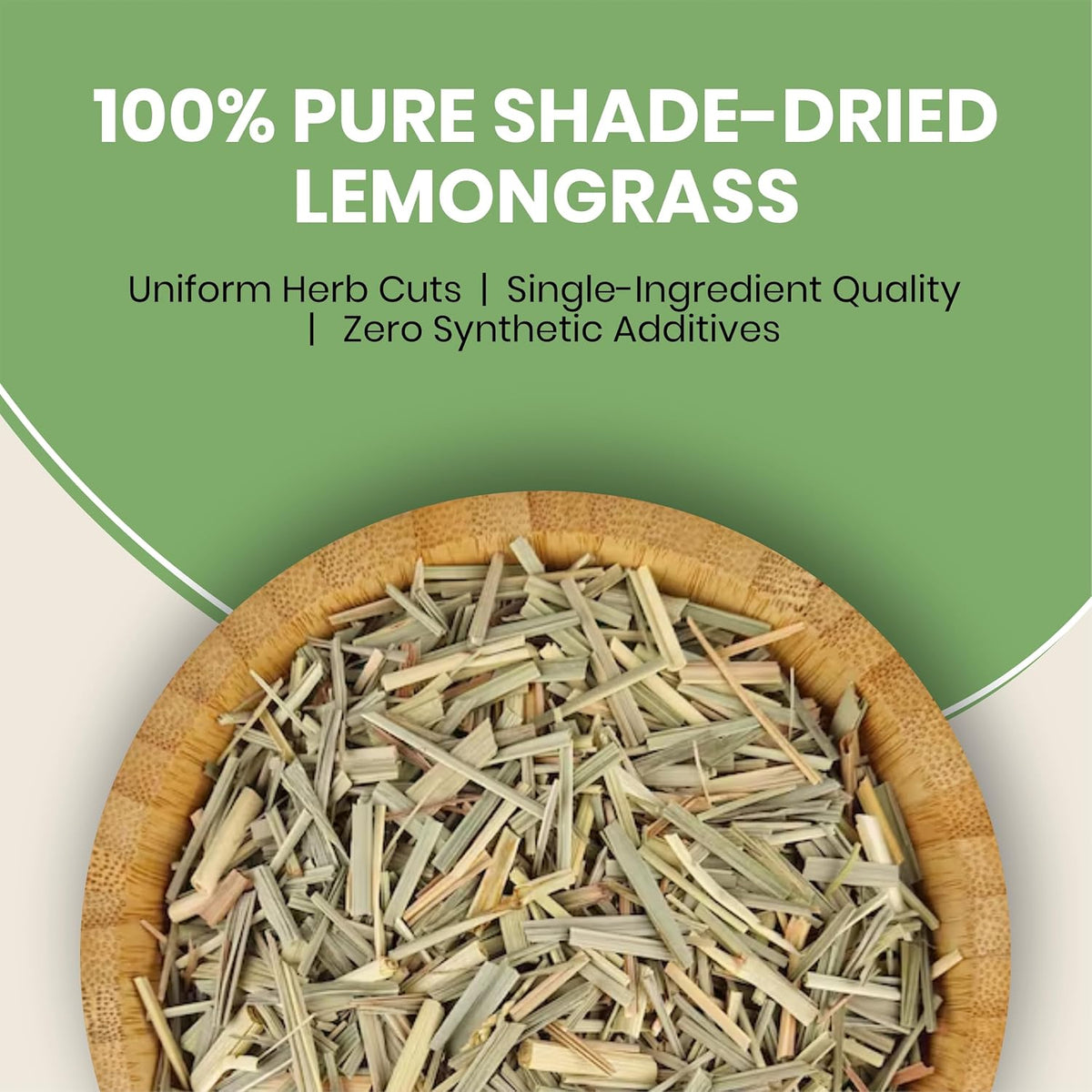 REORIC Lemongrass Herbal Tea 50g | Dried Lemongrass Leaf Infusion | Citrus Aromatic Herbal Tea Blend | Daily Hot Refreshment Brew