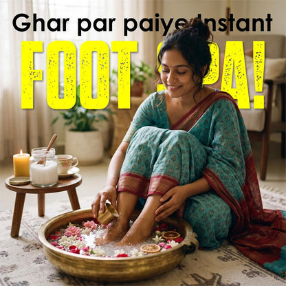 BRALCON Epsom Salt for Foot Soak & Bath - 400g | Natural Bath Salt for Relaxation & Soothing Experience | Bath Salt for Spa, Foot Care & Daily Wellness Use