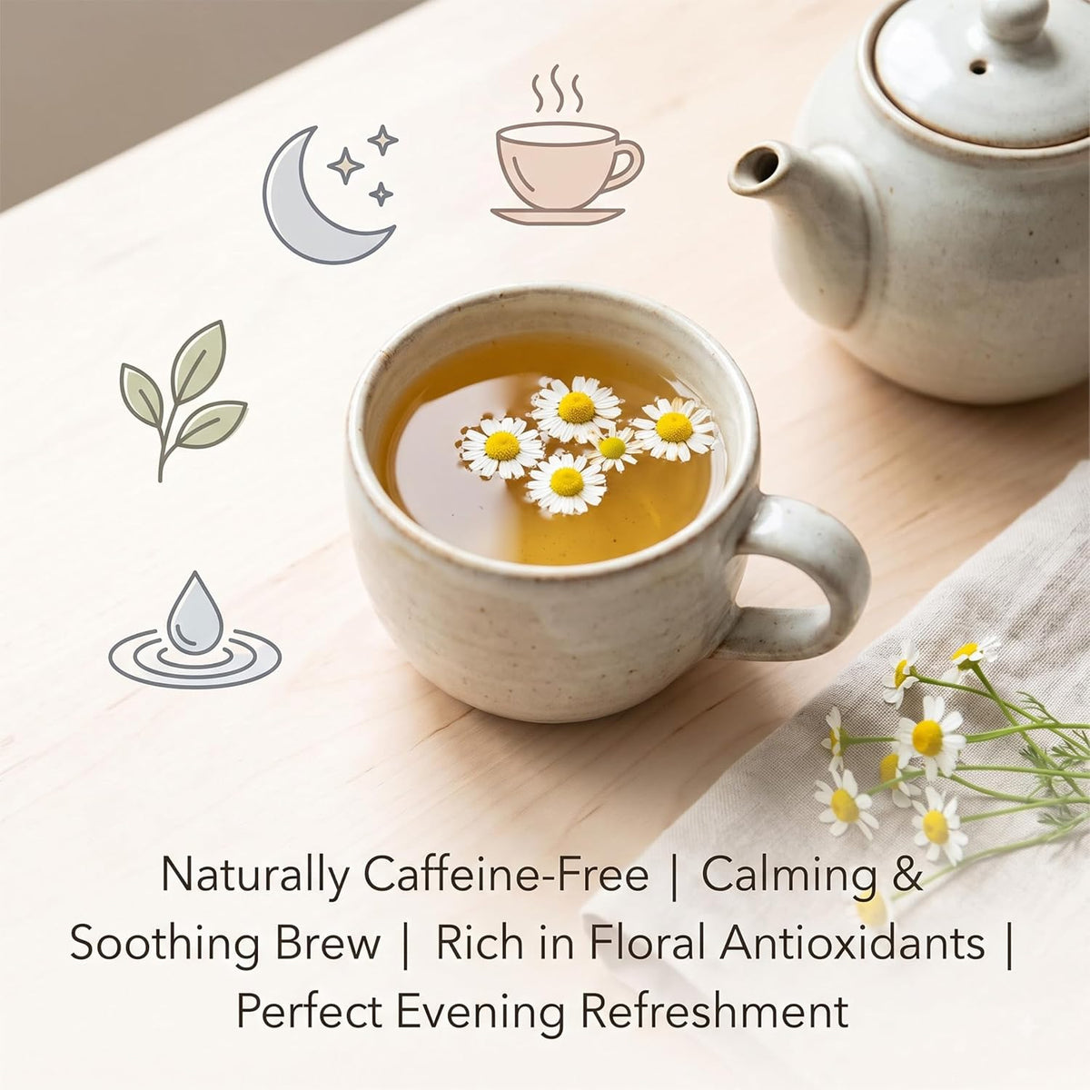 REORIC Whole Dried Chamomile Flower Tea 50g