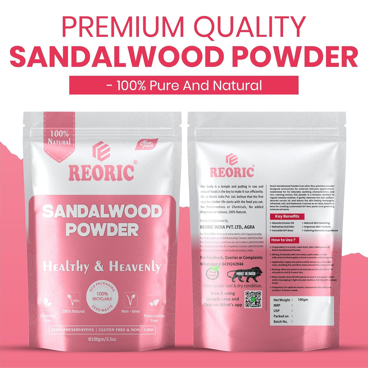 REORIC Sandalwood Powder -100g