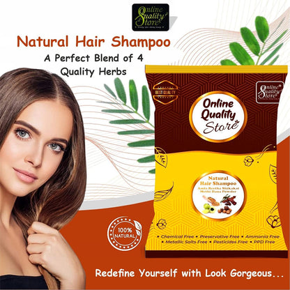 Online Quality Store dry shampoo | Amla Reetha Shikakai Powder Natural Hair Shampoo for Hair (200g Pack,dry)