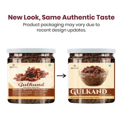 BRALCON Natural Gulkand (Rose Petal Jam) - 400g