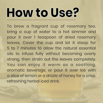 BRALCON Dried Rosemary Leaves Herbal Tea 30g
