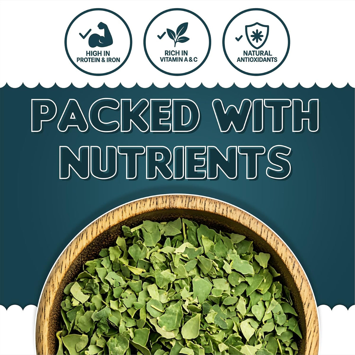 Online Quality Store Moringa Leaves - 100g |Moringa Dry Leaf, Dried Drumstick Tree Leaves, Natural Super-Food – For Making Herbal Tea, Smoothies, Soups - multiuse