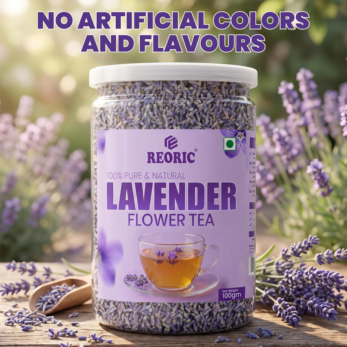 REORIC Dried Lavender Flowers 100g