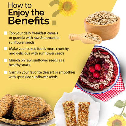 Online Quality Store Organic Sunflower Seeds-100gm|Protein and Fiber Rich Sunflower Seeds
