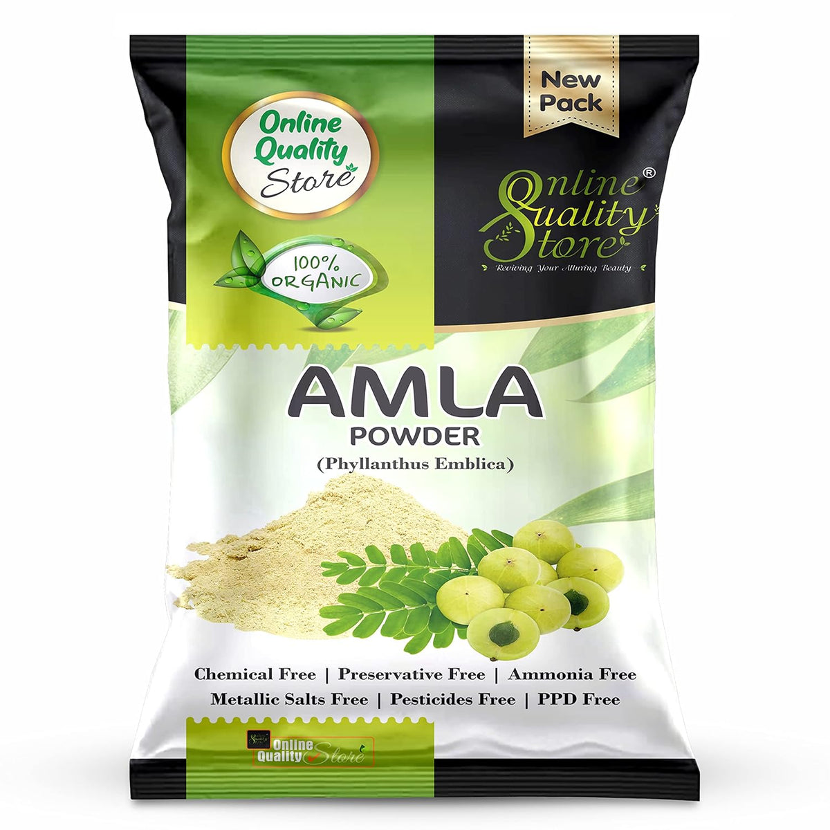 Online Quality Store Amla, Reetha, Shikakai Powder Combo powder Pack for Hair |hair pack powder combo |hair care products |reetha amla shikakai combo powder |natural products for hair |products for hair (Pack of 3 ,Total 380g Pack)