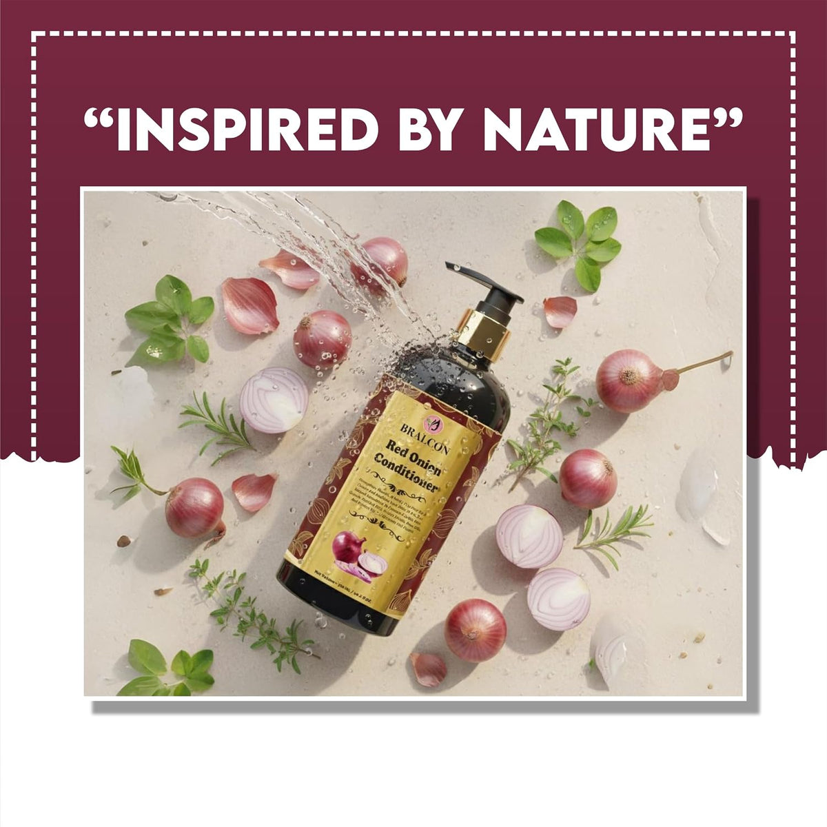 BRALCON Red Onion Conditioner, Hair Strengthening & Nourishment - 300ml