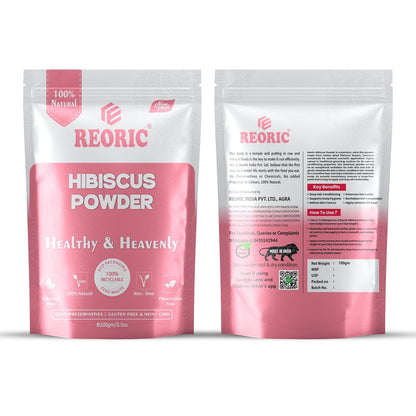 REORIC Hibiscus Powder for Hair and Skin Care -100g