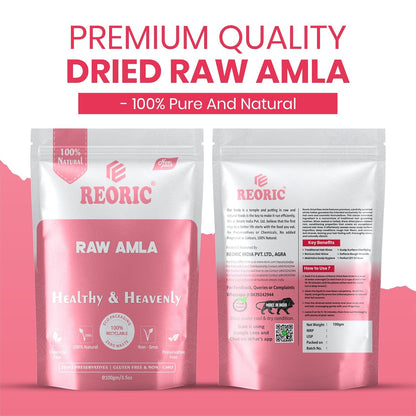 Reoric Raw Dried Amla for Hair Care - 100g